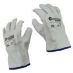 XL Cow Hide Leather Riggers Gloves - 1 Pair