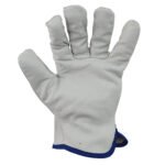 12 MEDIUM Cow Hide Leather Riggers Gloves - Image 3