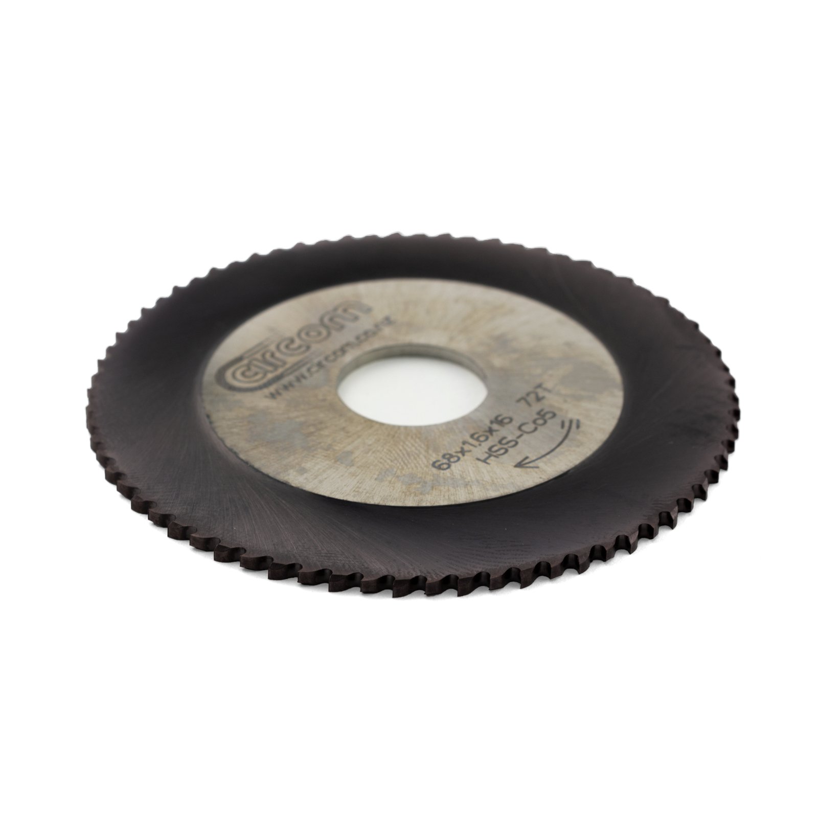 HSS 68mm 72T TIALN Coated Cutting Saw Blade 1.6mm
