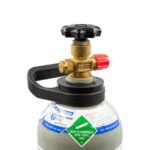 CO2 Soda Stream Refilling Adapter + C Size Food Grade CO2 Bottle - Image 2