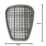 3M 6051 A1 Gas Filter Cartridge 5 Pairs - Image 3