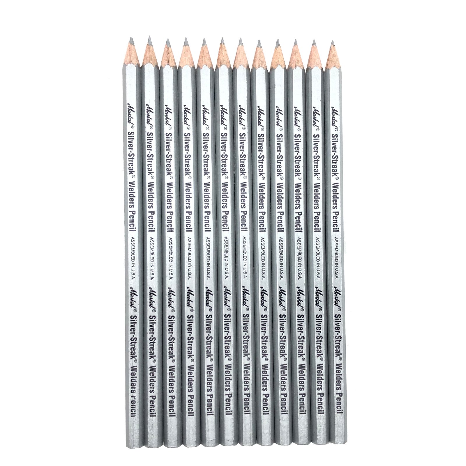 Markal Chinagraph Silver Streak Welders Pencil 12pk
