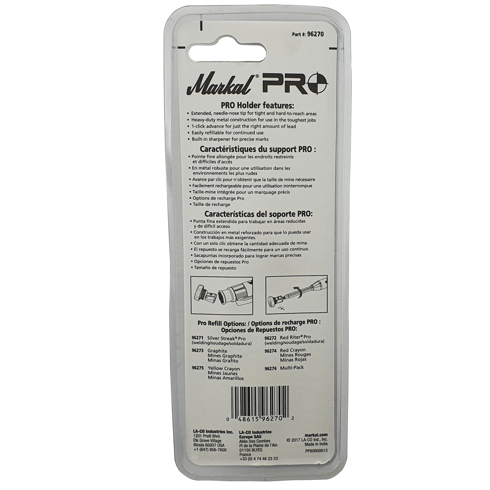 Markal PRO Welding Layout Marker Graphite Dark Grey