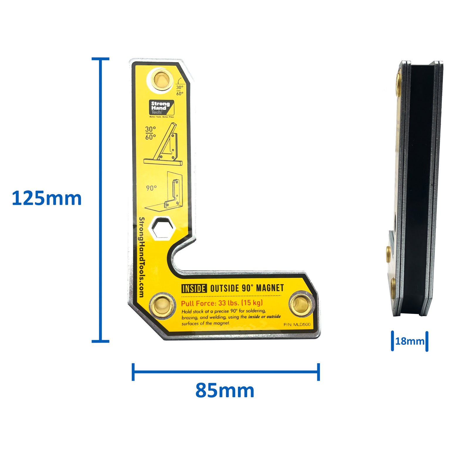 MLDT350 Strong Hand 90¡ã Welding Magnets 2pc Combo Set - Image 1
