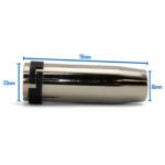 Binzel Style MIG Nozzle MB26/38/501 Conical 2 Pack - Image 5