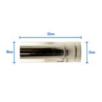 2x MIG Nozzle MB15 Cylindrical Binzel Style - Image 3