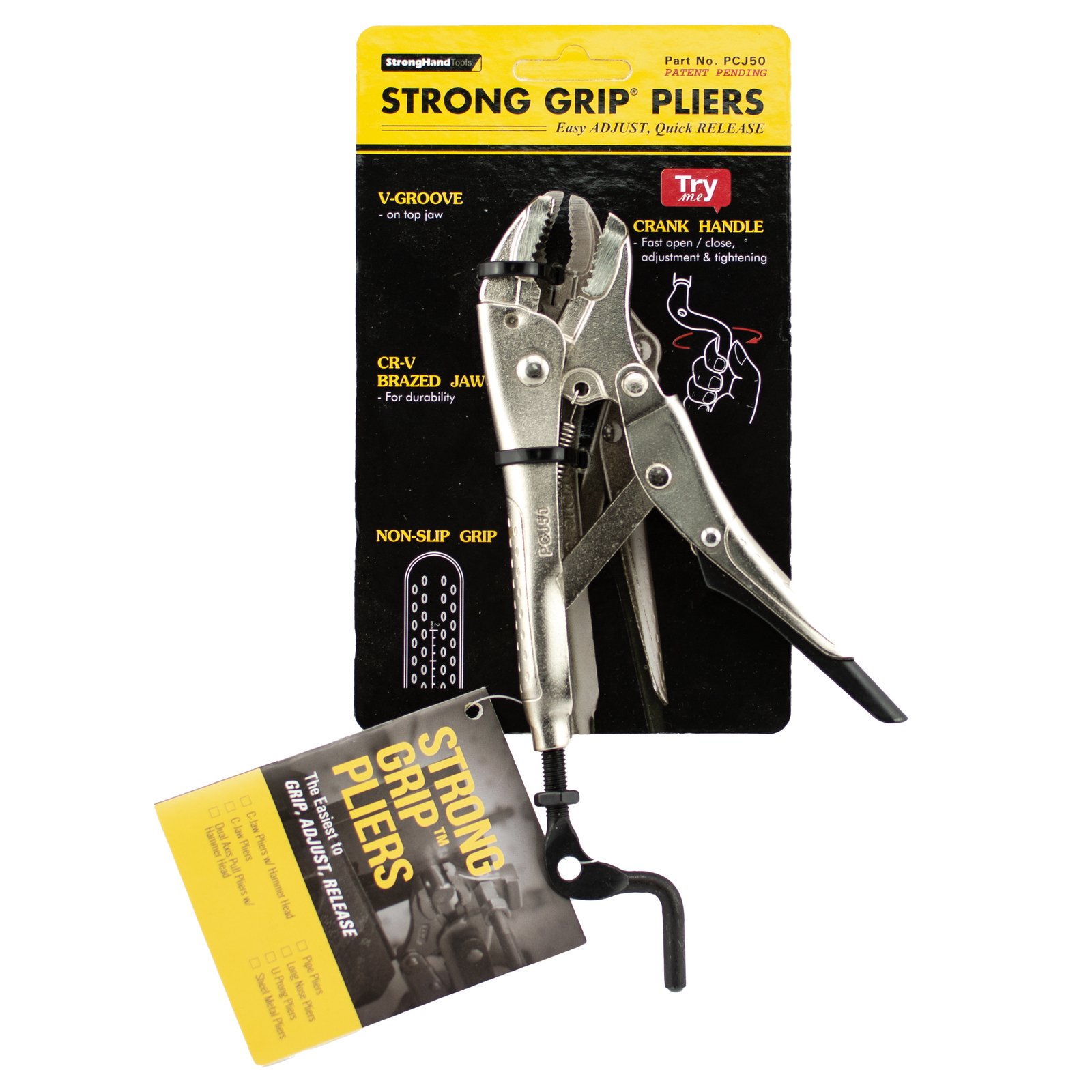 Strong Hand Locking C-Jaw Pliers 180mm 26mm Jaw