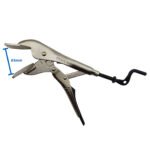 2x Strong Hand 250mm Locking Sheet Metal Pliers 76mm Jaw - Image 3