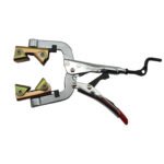 5 Strong Hand Locking Pipe Pliers 180mm Adjustable Swivel V-Pads - Image 4