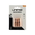 2x MB15 Gasless MIG Nozzle UNIMIG PGN15GLN Flux Core - Image 2