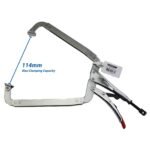 2x 480mm Strong Hand Locking C-Clamp Pliers Swivel Pad - Image 3