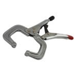5 Strong Hand 165mm Locking C-Clamp Pliers Round Ends - Image 2