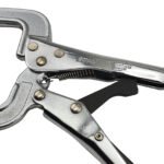 5 Strong Hand 165mm Locking C-Clamp Pliers Round Ends - Image 3