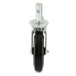 200mm Rubber Coated Castors 2 Ton 900 lbs Load 8x2