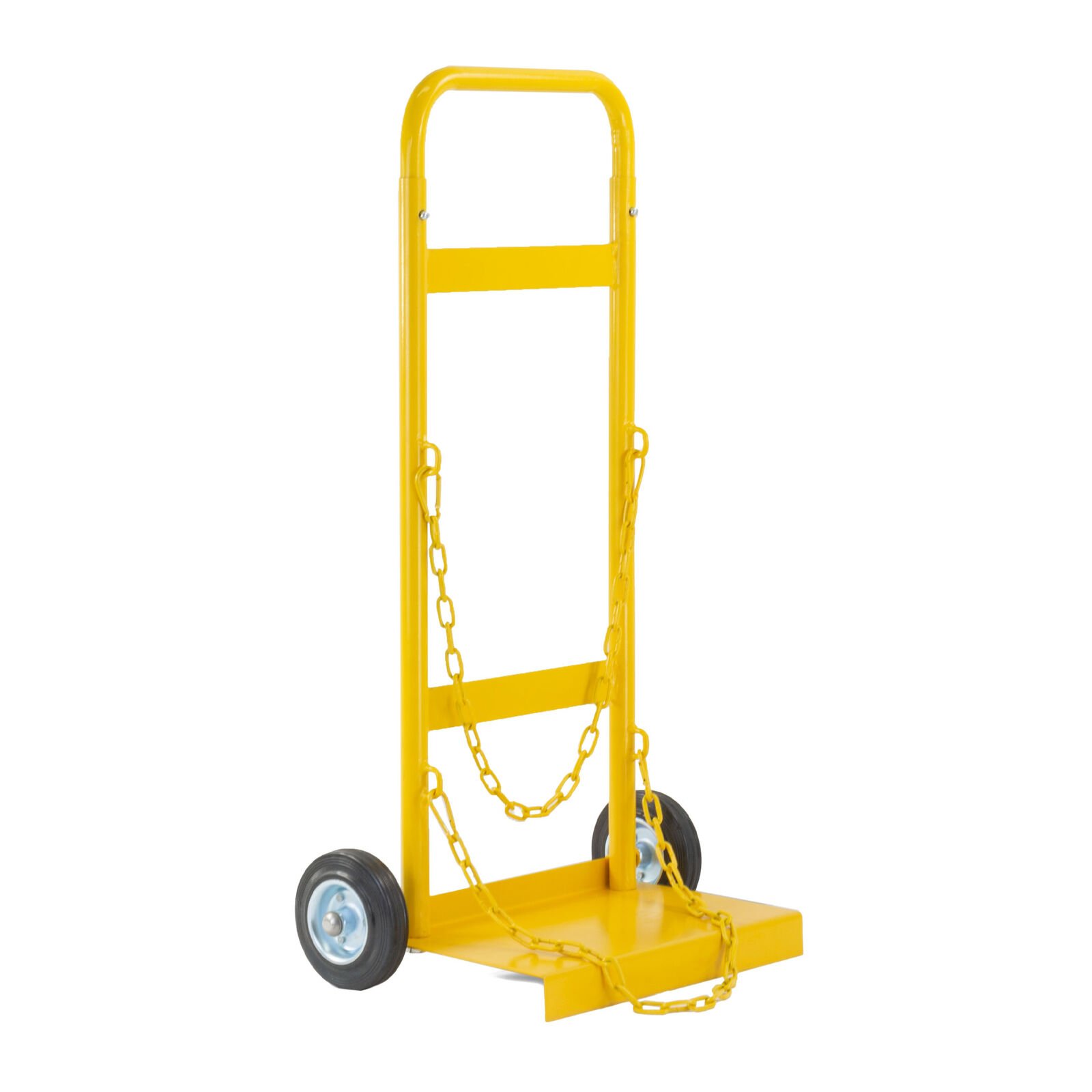 D Size Gas Cylinder Trolley Telescopic Rubber Wheels