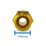 2x5/8 UNF Right Hand Hose Joiner for O2 Argon - Image 5