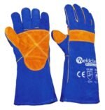 Promax Blue Mig Welding Gloves 12 Pairs 40cm Long