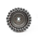 Twist Knot Cup Brush 120mm M14x2 Mild Steel Grinder Brush - Image 4
