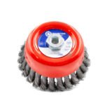 Twist Knot Cup Brush 120mm M14x2 Mild Steel Grinder Brush - Image 5