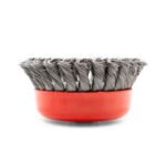 Twist Knot Cup Brush 120mm M14x2 Mild Steel Grinder Brush - Image 6