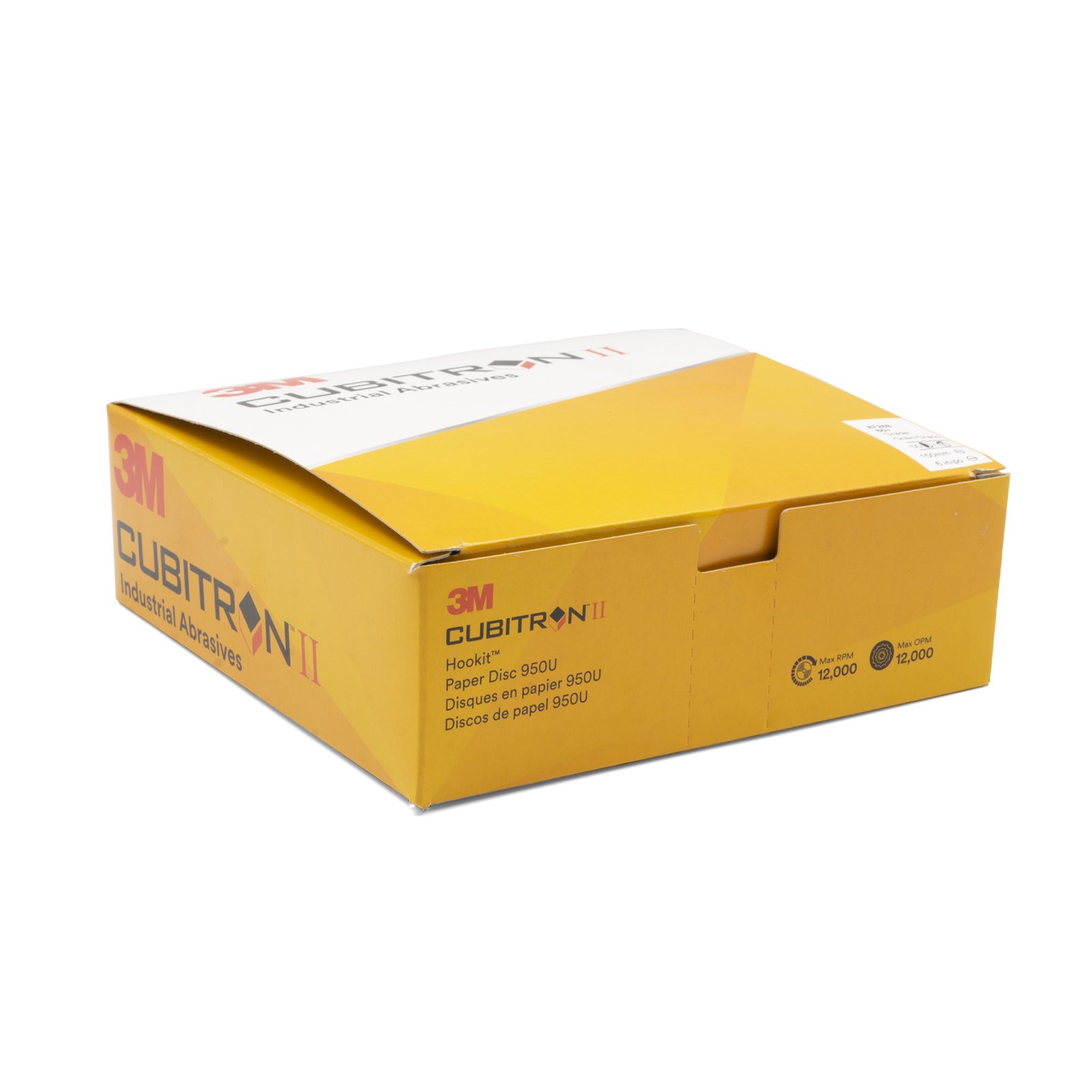 3M Cubitron 2 950U 60 Grit 150mm Sanding Disc 50pk