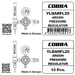 COBRA Argon Side Entry Purge Regulator 2 Flow Meters Dual Flow - Image 5