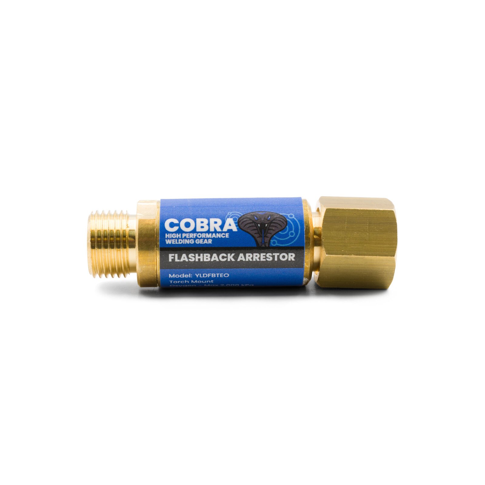 YLDFBTEO COBRA Oxygen Flashback Arrestor Torch End - Image 1