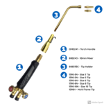 Comet Oxy/LPG Tip Holder 6x1390 Tips - Image 5